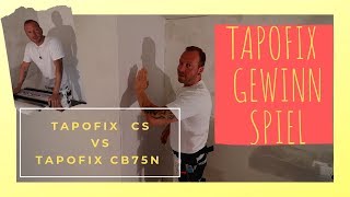 Tapofix CB75N  Erste Tapetenbahn kleben  Tapofix CS  Gewinnspiel [upl. by Lavelle]