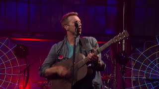 Coldplay  Mylo XylotoHurts Like Heaven Live on Letterman [upl. by Nothsa888]