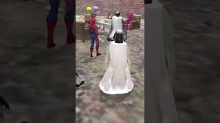 Slendrina vs Spiderman  Granny  Huggy Wuggy  Kissy Missy vs Catnap  Ice Scream  funny animation [upl. by Aisa]