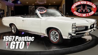 1967 Pontiac GTO Convertible For Sale Vanguard Motor Sales 8493 [upl. by Notyal932]