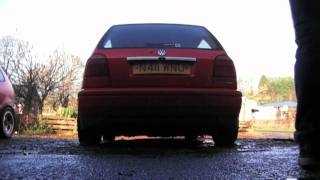 Mk3 Golf TDI Straight Pipe Start Up [upl. by Garibold]