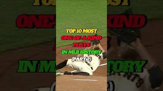 TOP 10 MOST ONEOFAKIND PLAYS IN THE MLB  PART 2 baseball mlb sports [upl. by Hillery403]