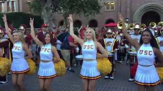 Tribute to Troy  2019 USC Marching Band and Cheer [upl. by Aihsat]