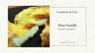 Flan Vanille  Conticini en Live [upl. by Akienat]