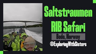 Saltstraumen Maelstrom RIB boat tour in Bodo Norway [upl. by Akeim]