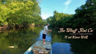 The Whuff Rod Co 11 Wt River Wolf  Musky Fly Rod Review [upl. by Machutte]