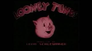 Get Rich Quick Porky 1937 Opening amp Closing Sunset ProductionsW7 Titles [upl. by Ahsien]