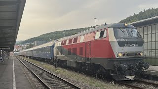 Umgeleiteter Autoreisezug in Waldshut [upl. by Aimak963]