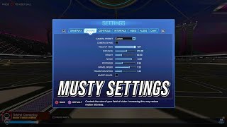 Rocket League Musty BEST Settings in desc [upl. by Marty]