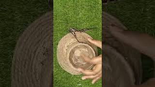 DIY Flower Vase using Jute Rope  Waste Material DIY  shrots youyubeshort shortsvideo craft [upl. by Cira]