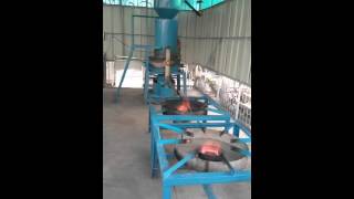 CNC 2 Burner Cottage IndustrySize Rice Husk Gasifier Stove [upl. by Elsi]