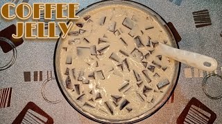 COFFEE JELLY CREAMY COFFEE JELLY RECIPE HOW TO MAKE COFFEE JELLY Low Budget Dessert Recipe [upl. by Odell]