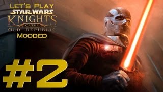 Lets Play Star Wars Knights of the Old Republic Modded Ep 2 [upl. by Tyoh]