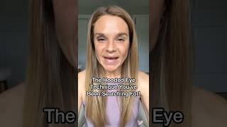 Beginner Eyeshadow Tutorial for Hooded Eyes hoodedeyemakeup seint [upl. by Viquelia]