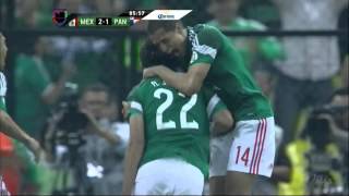 Raul Jimenez Goal Bicycle Kick Mexico vs Panama Gol de Chilena HD [upl. by Tekcirc]