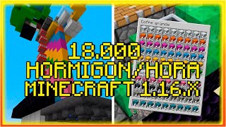 Granja de HormigonConcreto AFK  18000Hora  Tutorial Minecraft  121  116 [upl. by Orodoet]