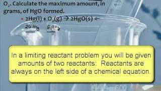 Intro to Chemistry 53 Limiting Reactants 13 [upl. by Ahsoyek172]