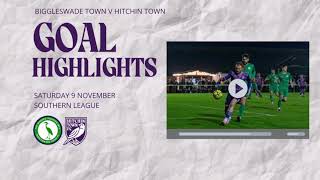 GOAL HIGHLIGHTS  Biggleswade Town v Hitchin Town 91124 [upl. by Ladnor21]