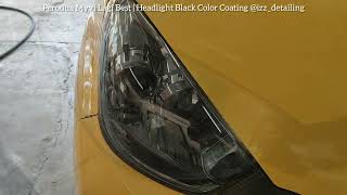 PERODUA MYVI LAGI BEST  Coating Lampu Kereta  Gombak Batu Caves [upl. by Bernt]