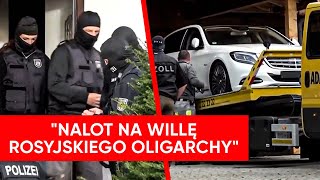 Nalot na posiadłość rosyjskiego oligarchy Akcja w Niemczech [upl. by Nyllaf]