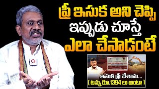 Chalasani Srinivas Shocking Comments On Chandrababu Free Sand Scheme  Chalasani Srinivas Interview [upl. by Notlef26]