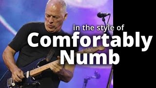 PINK FLOYD  Comfortably Numb BACKING TRACK B minor End Solo [upl. by Kielty494]