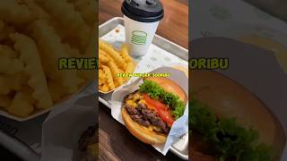 REVIEW BURGER SHAKE SHACK 300RBAN DI SINGAPORE shorts burger [upl. by Oigroig242]