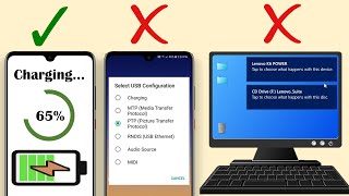 USB options NOT showing in android when connected to PC but phone charges [upl. by Anauq]