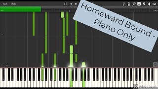 Homeward Bound  Piano Only [upl. by Carola938]