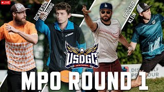 Round 1  2024 United States Disc Golf Championship [upl. by Weinrich]