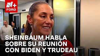 Exclusiva N  Claudia Sheinbaum revela detalles de reuniones en G20  Estrictamente Personal [upl. by Vera]