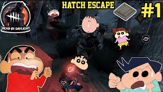 Shinchan and friends plays dead by daylight😰  bochan become killer😈  hatch escape by shinchan😎 [upl. by Brosine90]