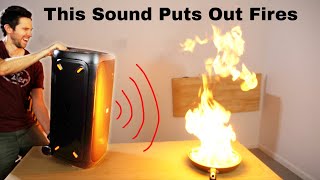 Using Sound as a Fire Extinguisher [upl. by Trocki]