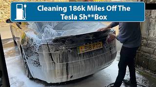 Tesla Model S  5 Day Clean Of A High Mile ExCompany Car [upl. by Aillicirp]