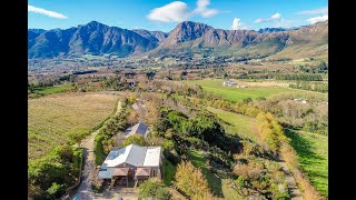 R55 000 000 Boutique Franschhoek farm in exquisite setting with revenue potential [upl. by Bonacci]