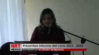 Presentan informe del ciclo 20232024 en CECATI 9 de Monclova [upl. by Stormi]