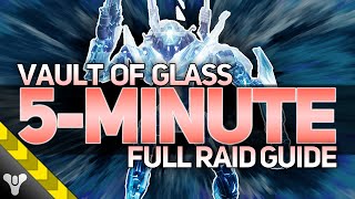 VAULT OF GLASS  5–MINUTE COMPLETE RAID GUIDE [upl. by Caesaria]