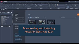 Installing AutoCAD Electrical 2024 [upl. by Ennaylime]