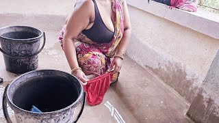 Low waist saree washing vlog 🥰  jalebi vlogs amp fashion [upl. by Akiret]