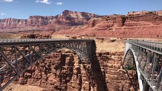 Navajo Bridge at Marble Canyon Arizona [upl. by Iphigeniah]