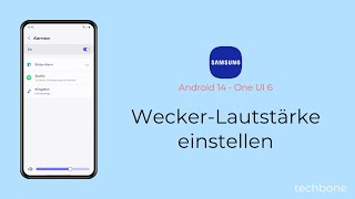 WeckerLautstärke einstellen  Samsung Android 14  One UI 6 [upl. by Jannelle]