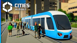 Over 20000 People use Trams in Linden Heres why — Cities Skylines 2 [upl. by Bolen]