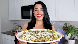 HOW TO MAKE THE BEST ENCHILADAS VERDES  VIEWS ON THE ROAD [upl. by Ylrbmik885]