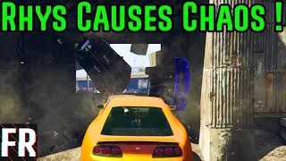 Gta 5 Shenanigans  Rhys Causes Chaos [upl. by Nitsrik336]