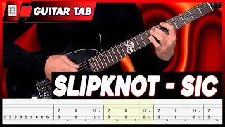 【SLIPKNOT】 SIC  cover by Masuka  LESSON  GUITAR TAB remake [upl. by Crandell]