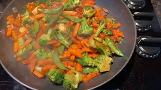 Sauteed Frozen Vegetables [upl. by Zurciram]