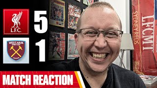 Gakpo is INCREDIBLE  Liverpool 51 West Ham  Pajaks Match Reaction [upl. by Eilyw]