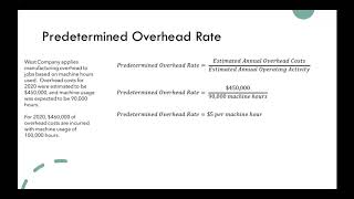 Predetermined Overhead Rate [upl. by Anailuig]