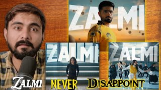 Indian Reaction On Zalmi Yama  Zalmi Anthem Psl 9 by Abdullah Siddique  Nehaal Zahoor Hania [upl. by Idnam]