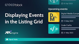 Displaying Future and Past Events in the Listing Grid Widget  JetEngine [upl. by Tindall972]